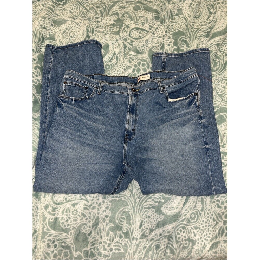 Wrangler Jeans Relaxed Boot Cut Men's Sz 42x30 Blue Denim Cotton Stretch 98RBWDN